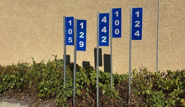 address signs 3